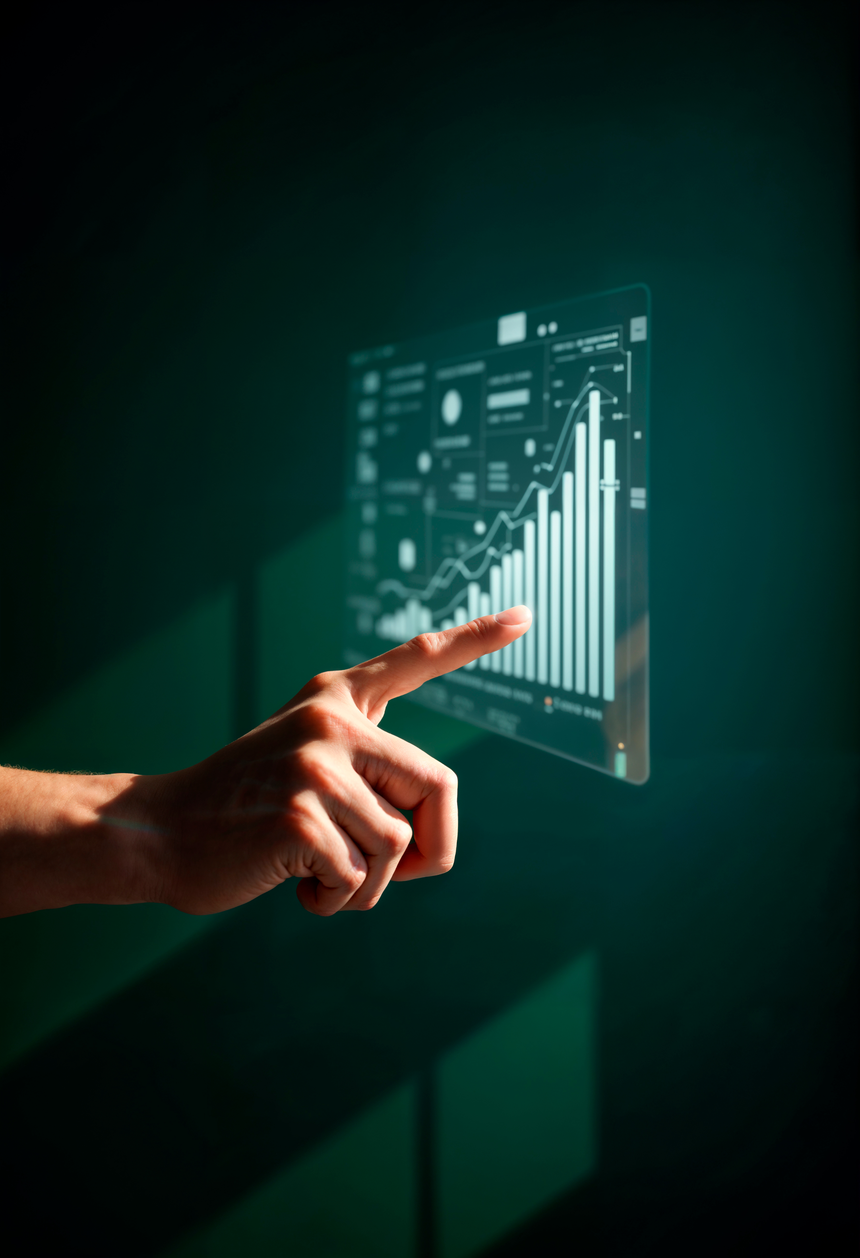 A render of three white cylindrical columns, against a warm creme background